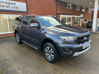 Ford Ranger Pick Up Double Cab Wildtrak 2.0 EcoBlue 213 Auto Pick Up Diesel Grey at RGR Garages Bedford