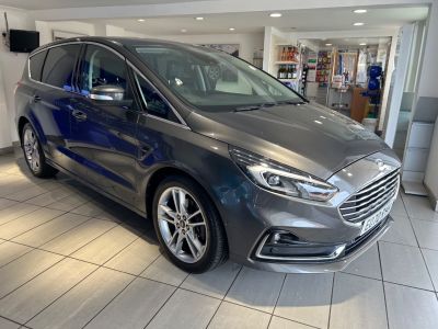 Ford S-MAX 2.0 EcoBlue Titanium 5dr Auto MPV Diesel Grey at RGR Garages Bedford